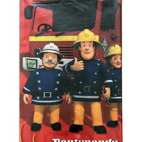 Fireman Sam Large Plastic Party Tablecloth