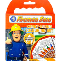 Fireman Sam Carry Along Colouring Set