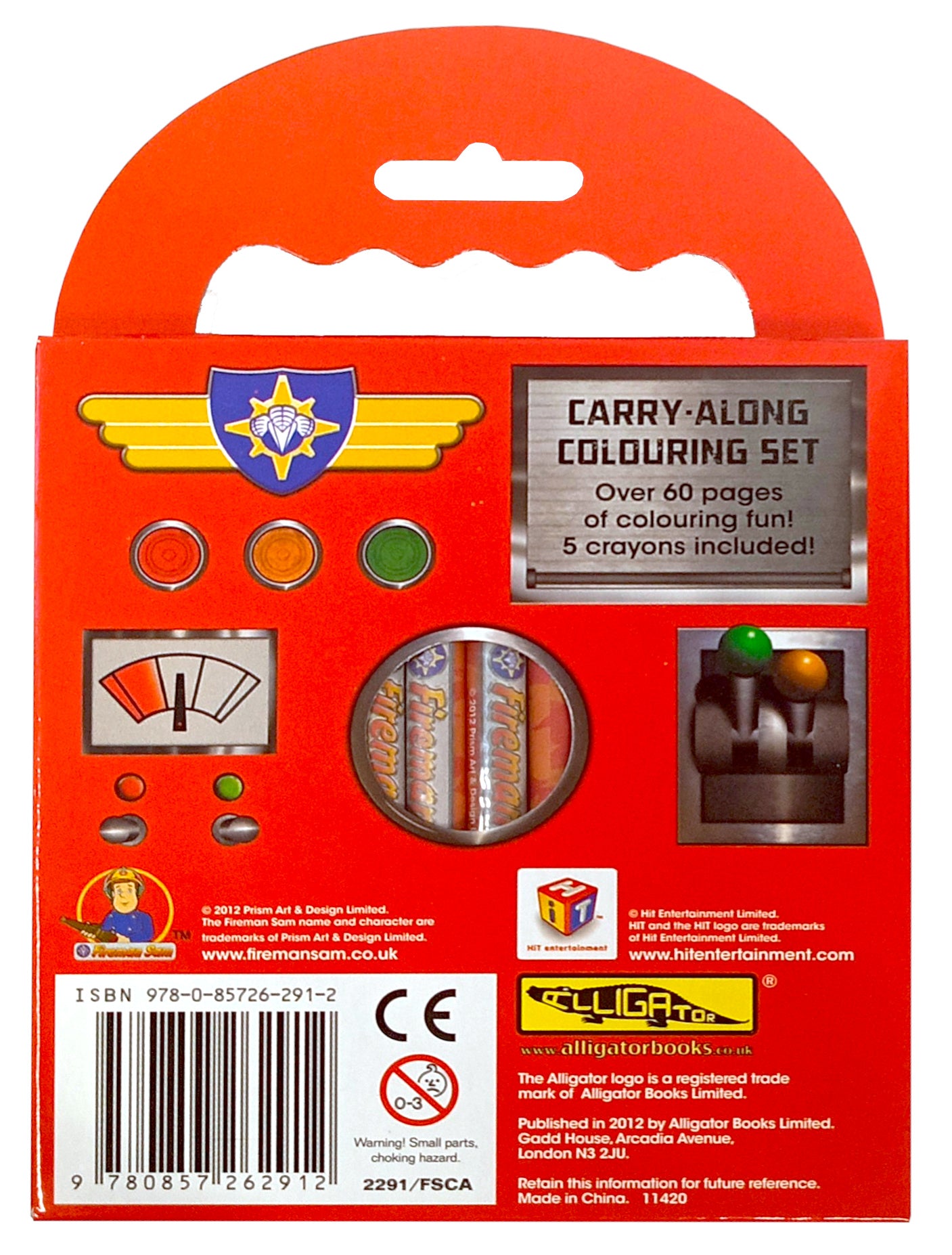 Fireman Sam Carry Along Colouring Set - Anilas UK