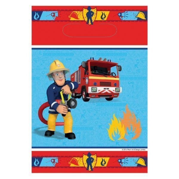 Fireman Sam Party Bags 2 (Pack of 8) - Anilas UK