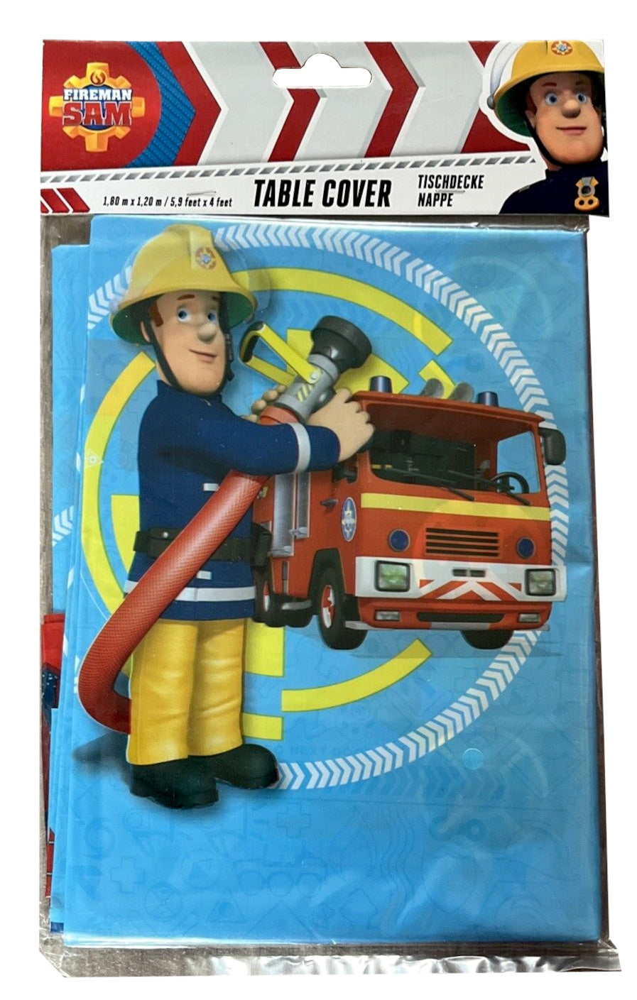 Fireman Sam Plastic Tablecover - Anilas UK