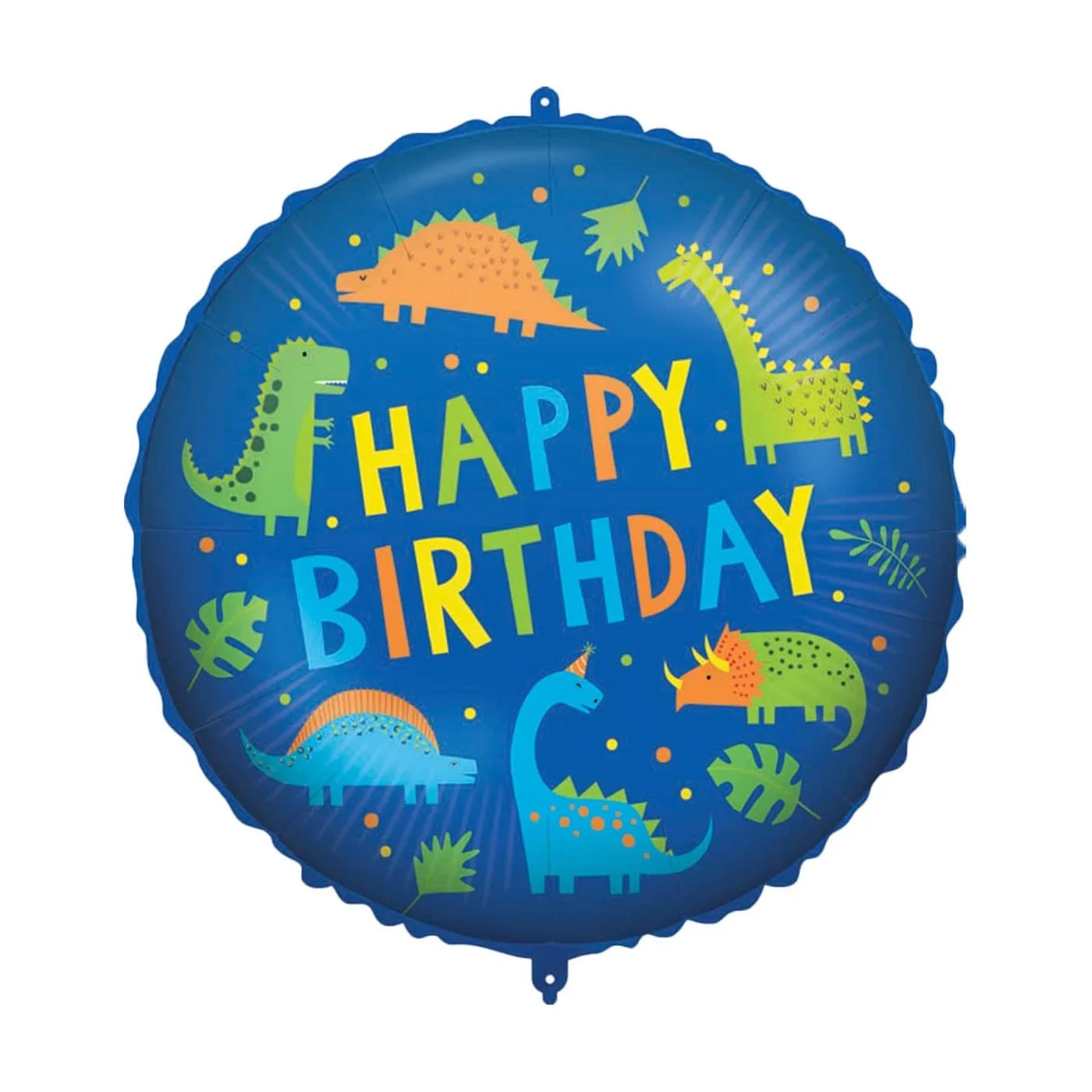 Happy Birthday Dino Foil Balloon - Anilas UK