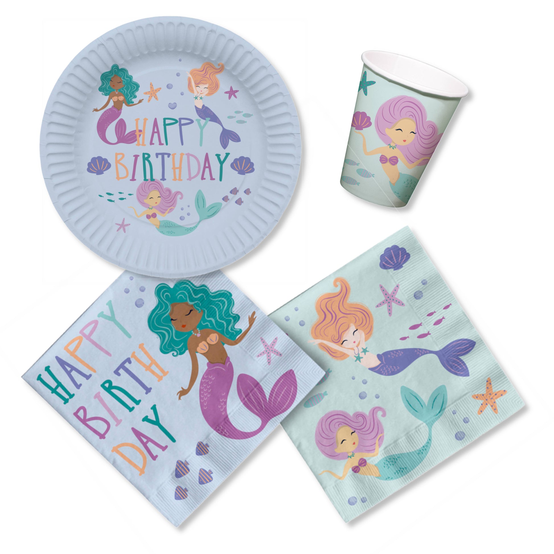 Anila's Mermaid Magic Party Pack for 16 people - Anilas UK