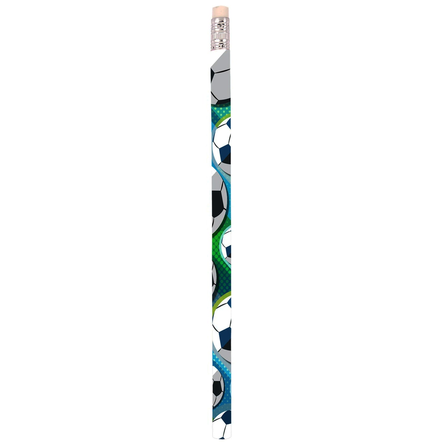 Football Pencils with Eraser White - Anilas UK