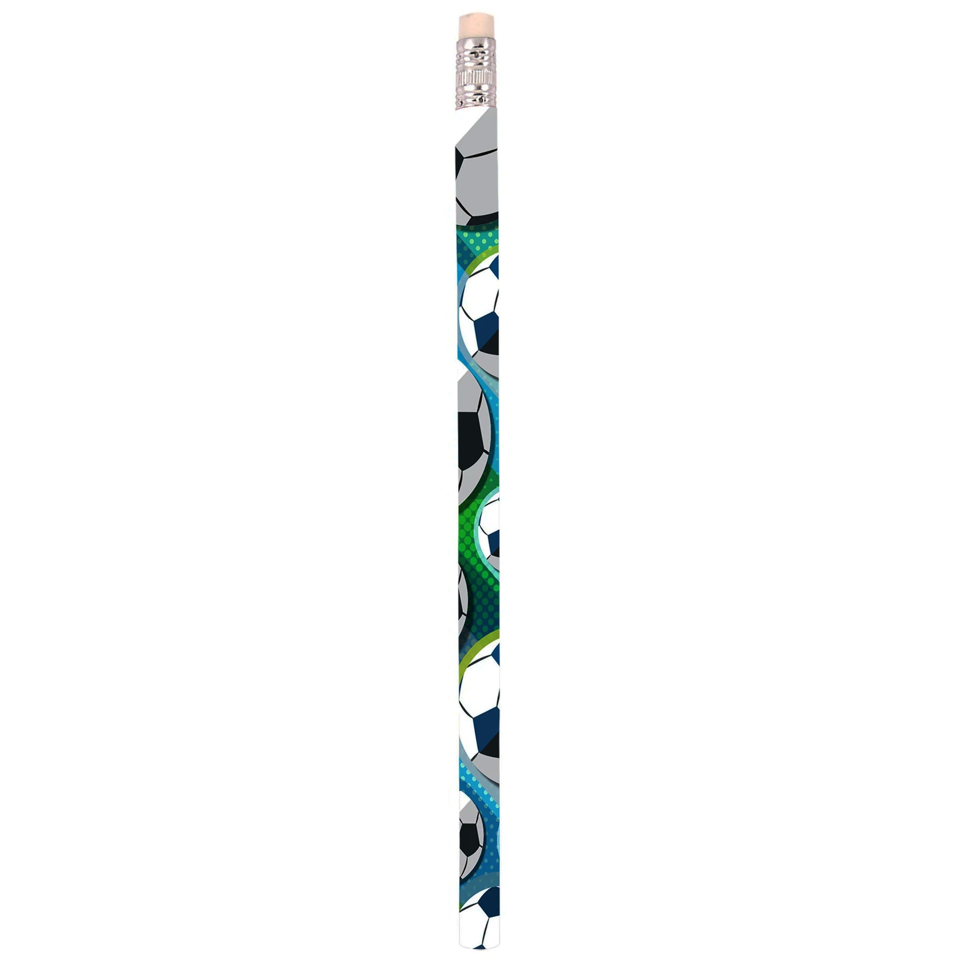 Football Pencils with Eraser White - Anilas UK