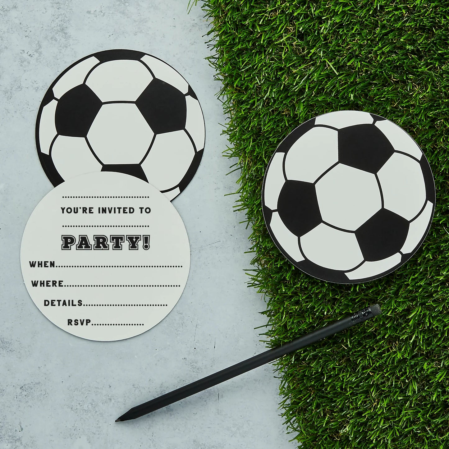 Football Party Invitations (Pack of 10) - Anilas UK