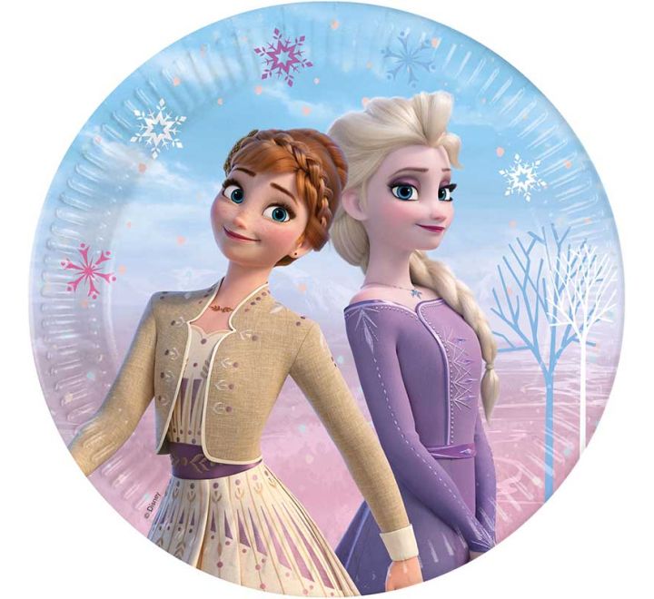 Frozen 2 Paper Plates - 23cm (Pack of 8) - Anilas UK