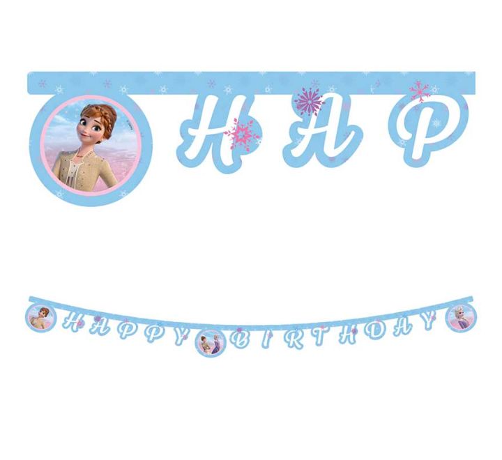Frozen 2 "Happy Birthday" Banner - Anilas UK