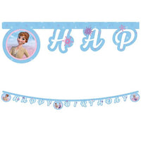 Frozen 2 "Happy Birthday" Banner