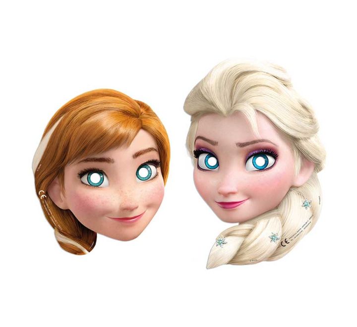 Frozen 2 Party Masks (Pack of 6) - Anilas UK