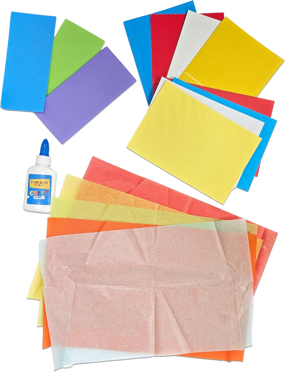 Fun Box of Craft Complete Kit for Kids in portable cardboard case