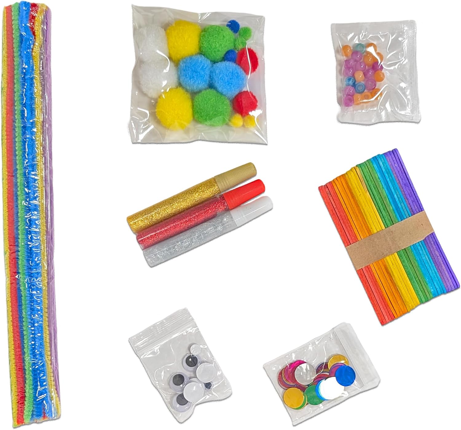 Fun Box of Craft Complete Kit for Kids in portable cardboard case