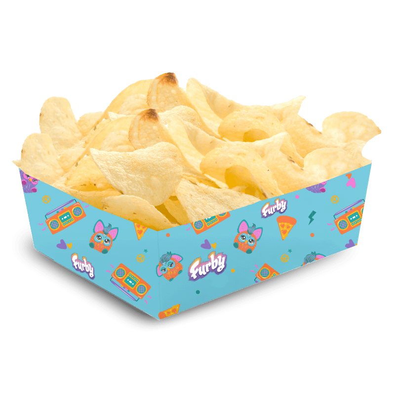 Furby Party Paper Snack Trays (Pack of 12)