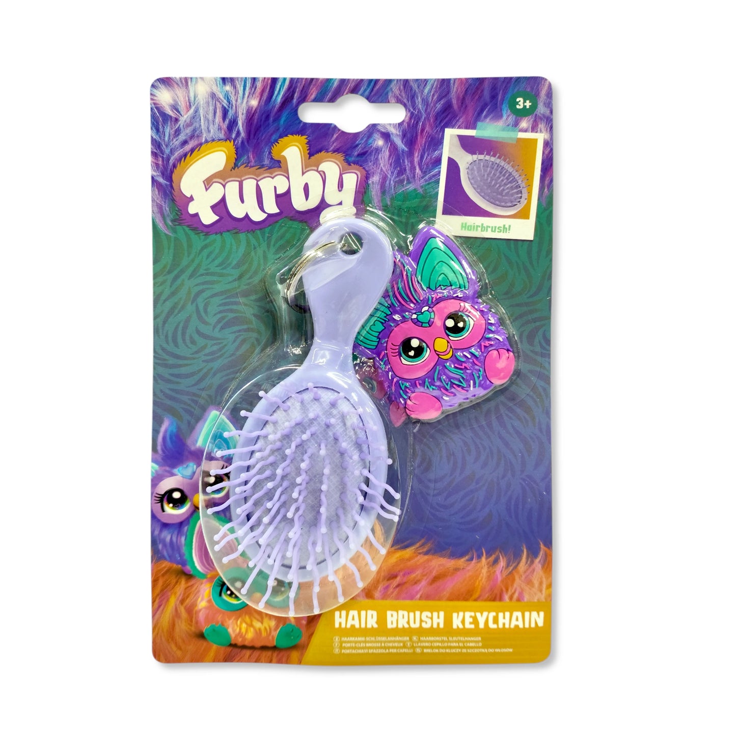 Furby Hairbrush Keyring