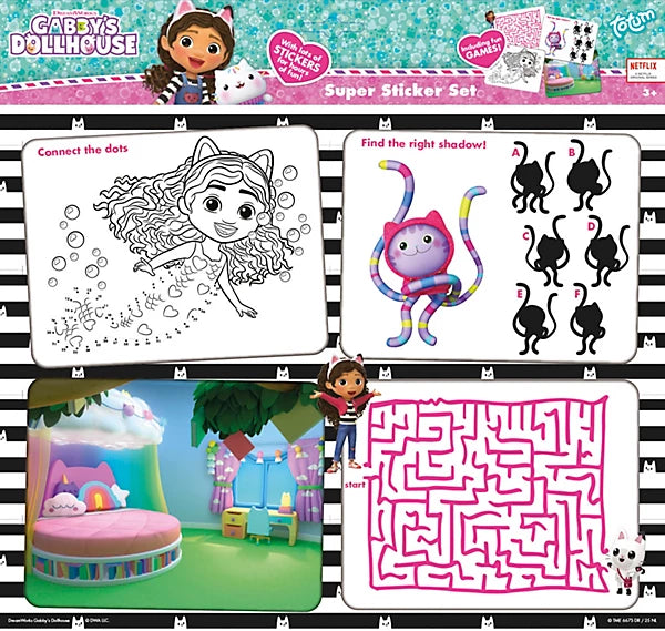 Super Sticker Set Gabby’s Dollhouse