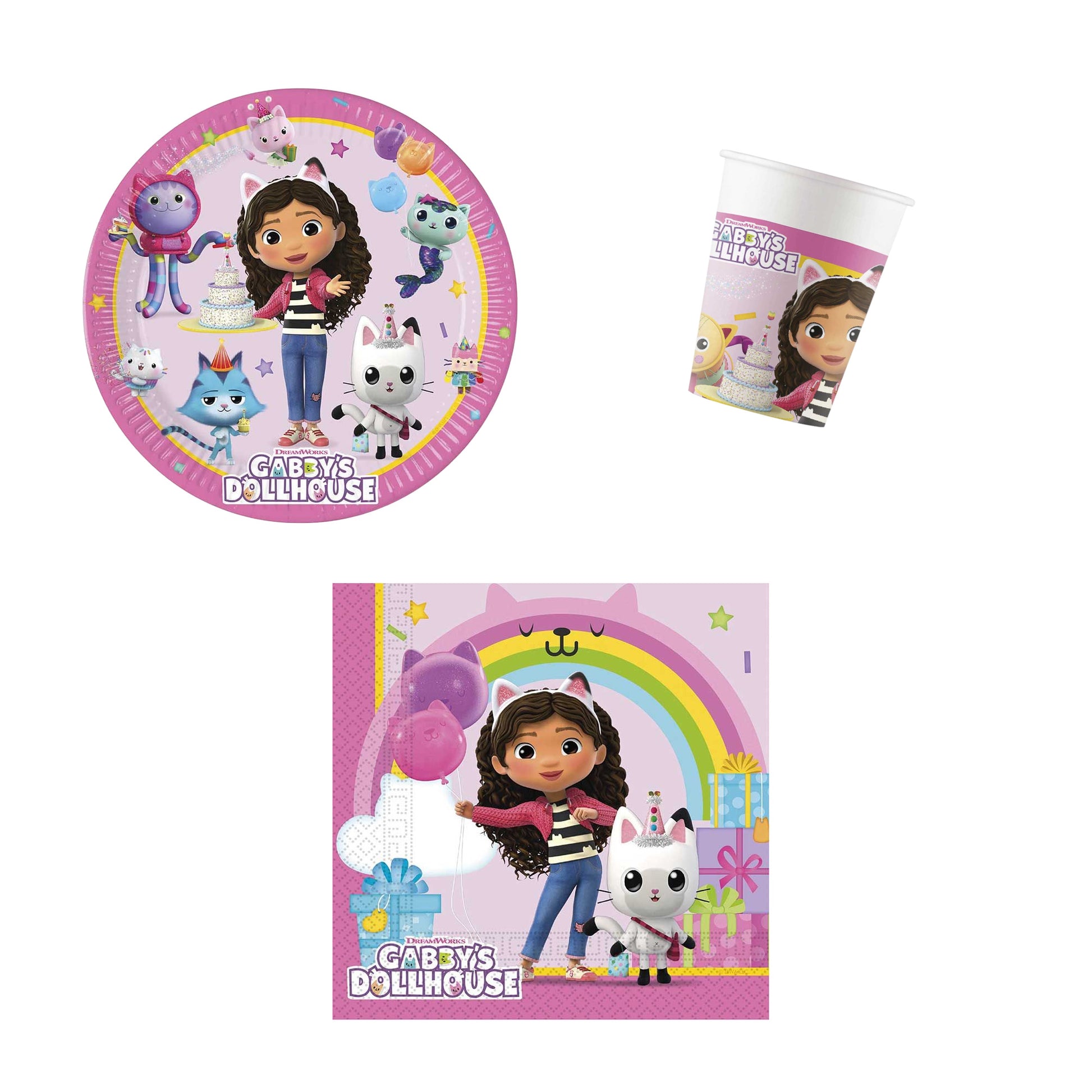 Anila's Gabby's Dollhouse Party Pack for 16 people - Anilas UK