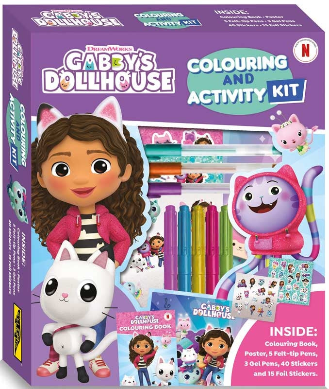 Gabby's Dollhouse Colouring And Activity Kit - Anilas UK