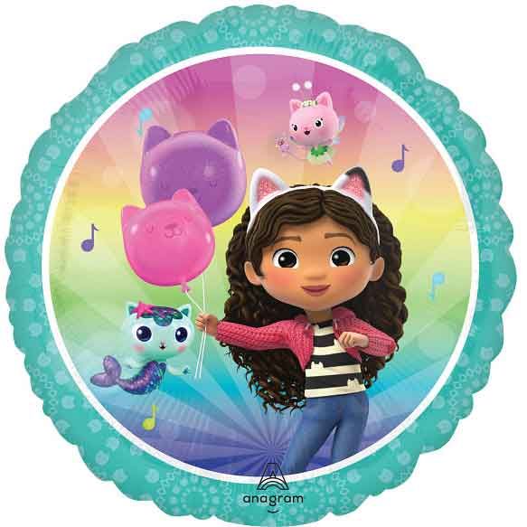 Gabby’s Dollhouse 17 Inch Foil Balloon double-sided design