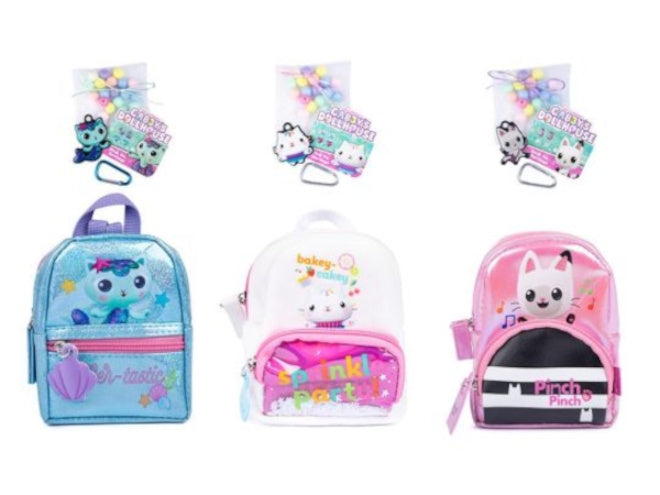 Gabby’s Dollhouse Mini Backpack set with jewellery and charm