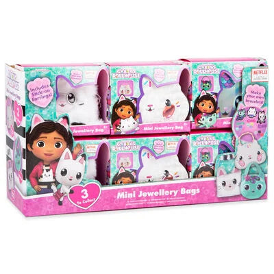 Gabby’s Dollhouse Mini Jewellery Bag set with assorted designs