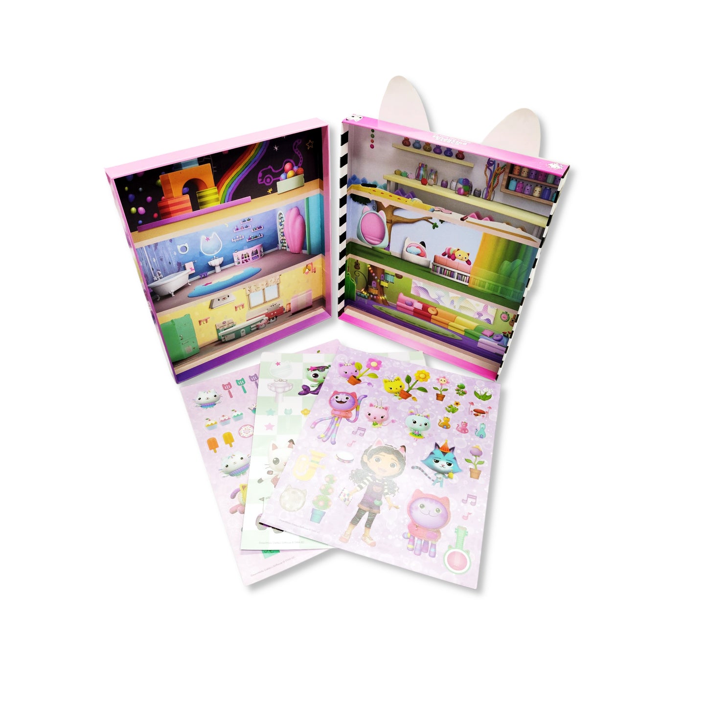 Gabby's Dollhouse Sticker Play Scene - Anilas UK