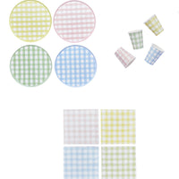 Anila's Gingham Party Pack for 16 people