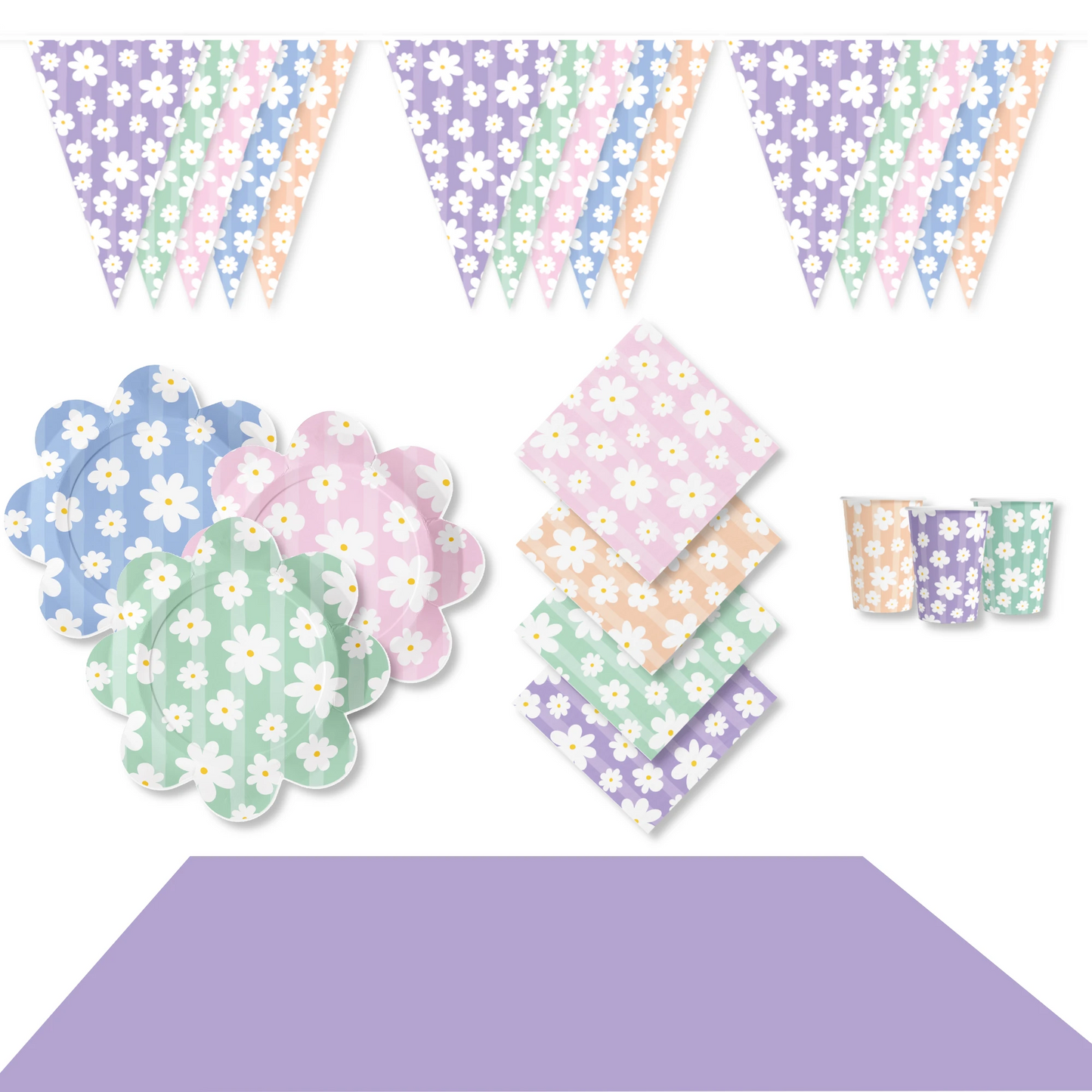 Anila's Daisies Party Pack for 8 people
