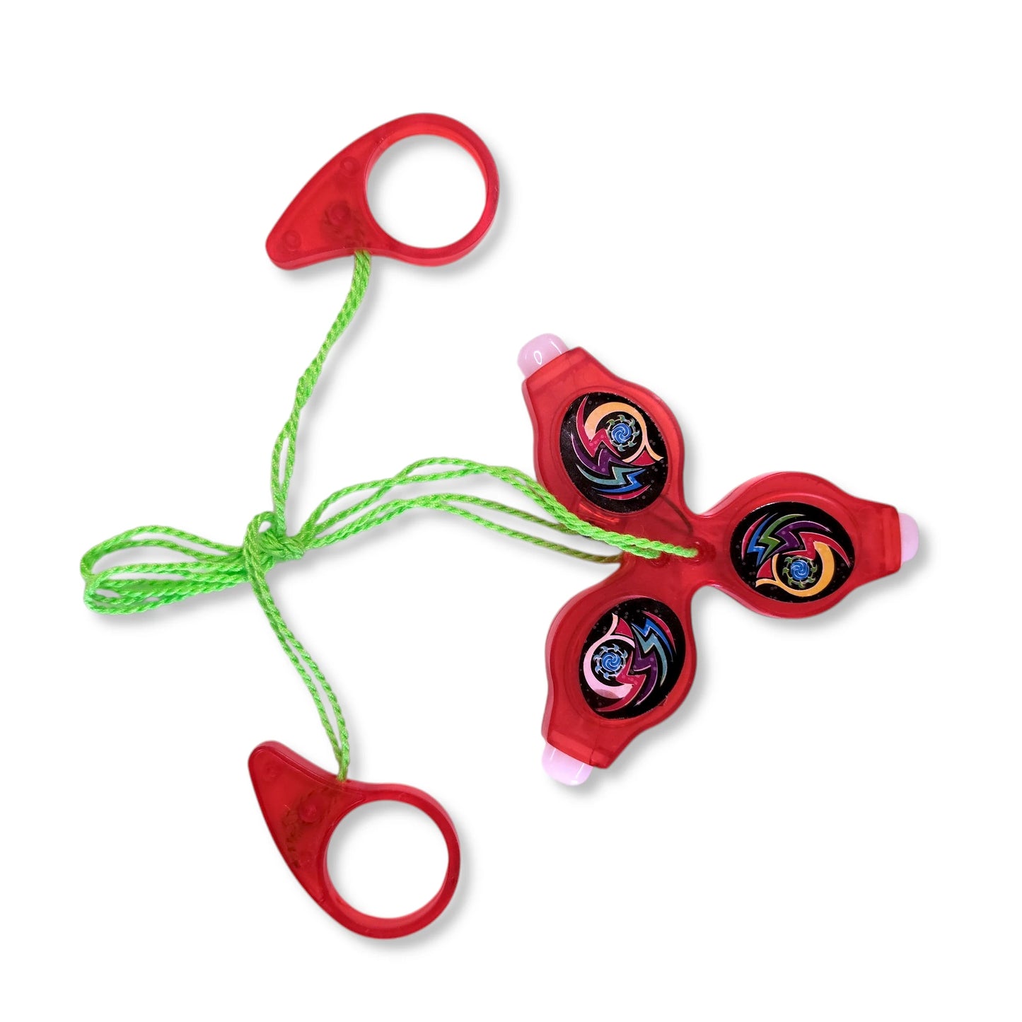 LED Light Up Glowing Fidget Spinner Toy