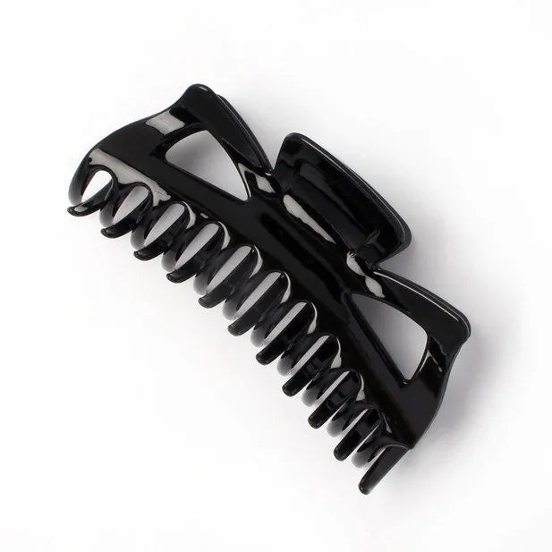 Recycled Black Claw Hair Clip, 14 cm, Eco-Friendly Polystyrene - Anilas UK