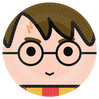 
              Harry Potter Hogwarts 23cm Paper Plates pack of 8 with vibrant Hogwarts-themed designs for eco-friendly children’s parties
            