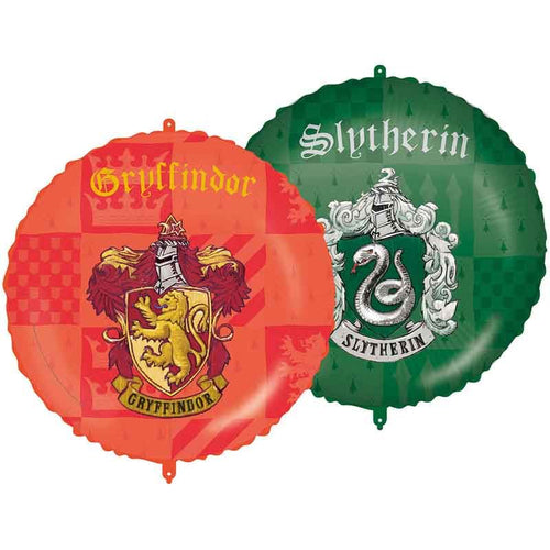 Harry Potter Hogwarts Houses Foil Balloon 46cm with Gryffindor and Slytherin