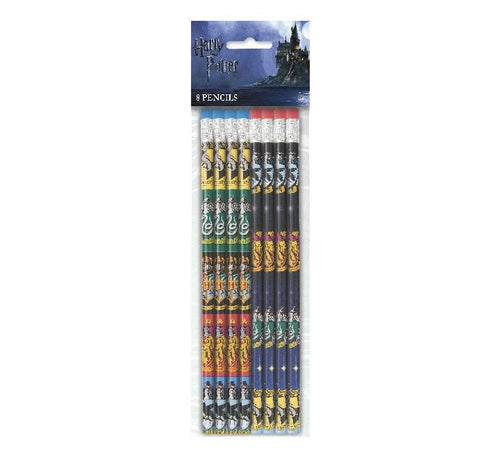 Harry Potter Pencils with Erasers (Set of 8) - Anilas UK