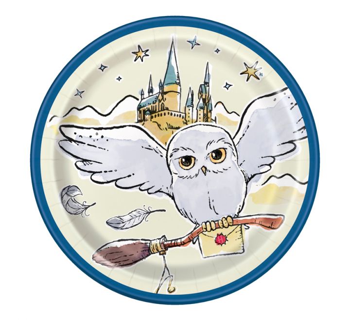 Harry Potter Paper Plates - 17.1cm (Pack of 8) - Anilas UK