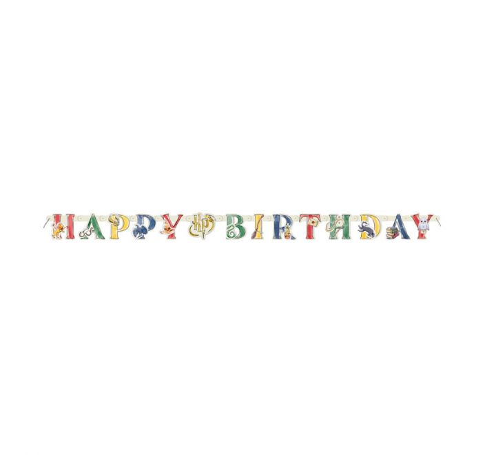 Harry Potter Jointed Birthday Banner - Anilas UK