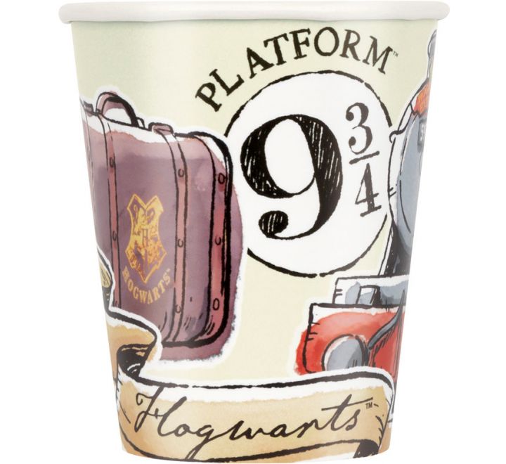 Harry Potter Paper Cups (Pack of 8) - Anilas UK