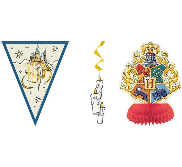 Harry Potter Themed Party Decoration Kit- (7 Pieces) - Anilas UK