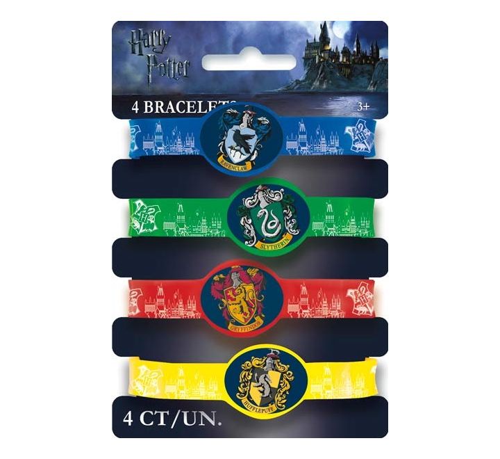 Harry Potter Rubber Bracelets (Pack of 4) - Anilas UK