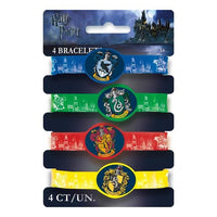 Harry Potter Rubber Bracelets (Pack of 4)