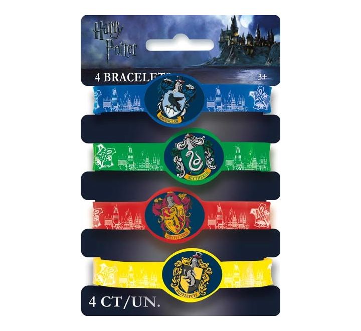 Harry Potter Rubber Bracelets (Pack of 4)