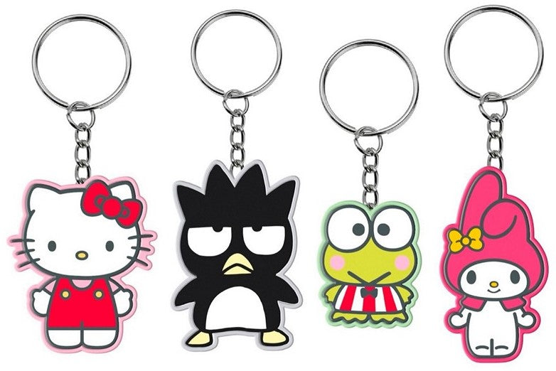 Hello Kitty Soft 2D Keyrings (4 designs) - Anilas UK