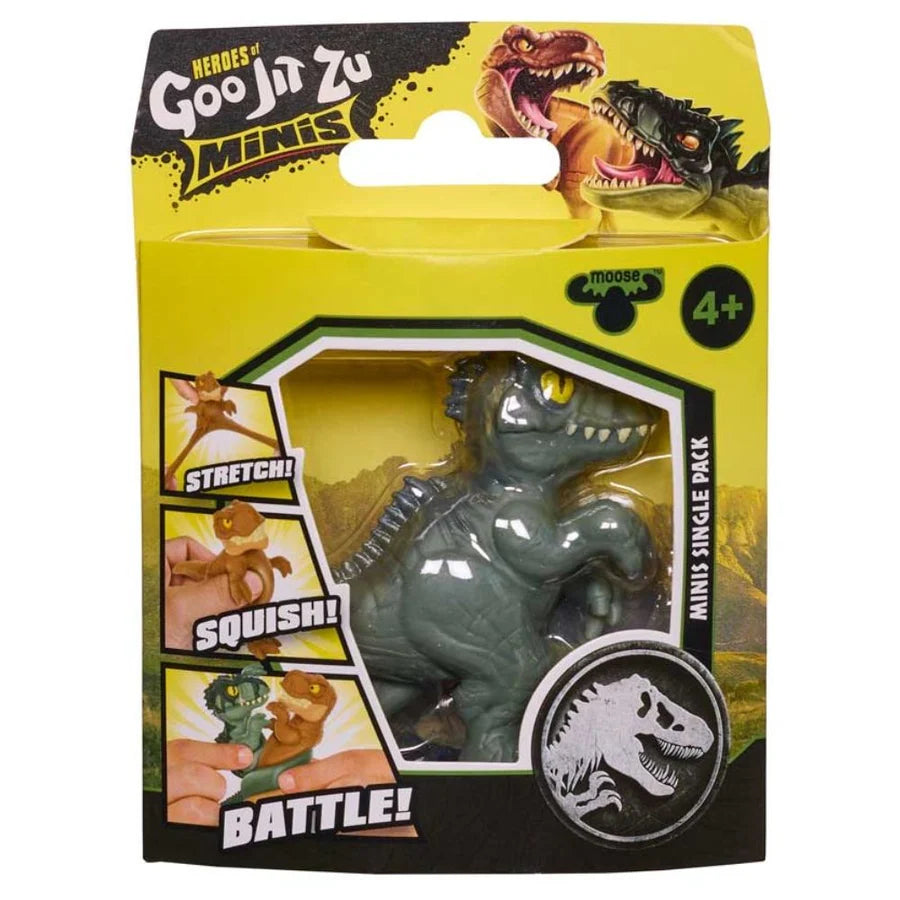Heroes of Goo Jit Zu Jurassic Minis Assorted Stretchy Dinosaurs - Anilas UK