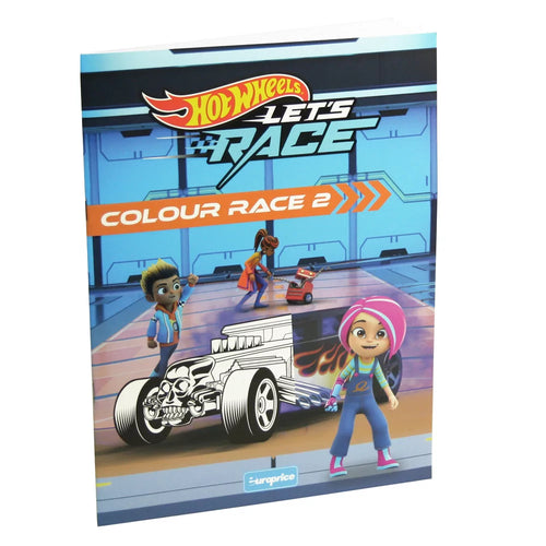 Hot Wheels Let's Race Colour Race 2 Colouring Book for Kids