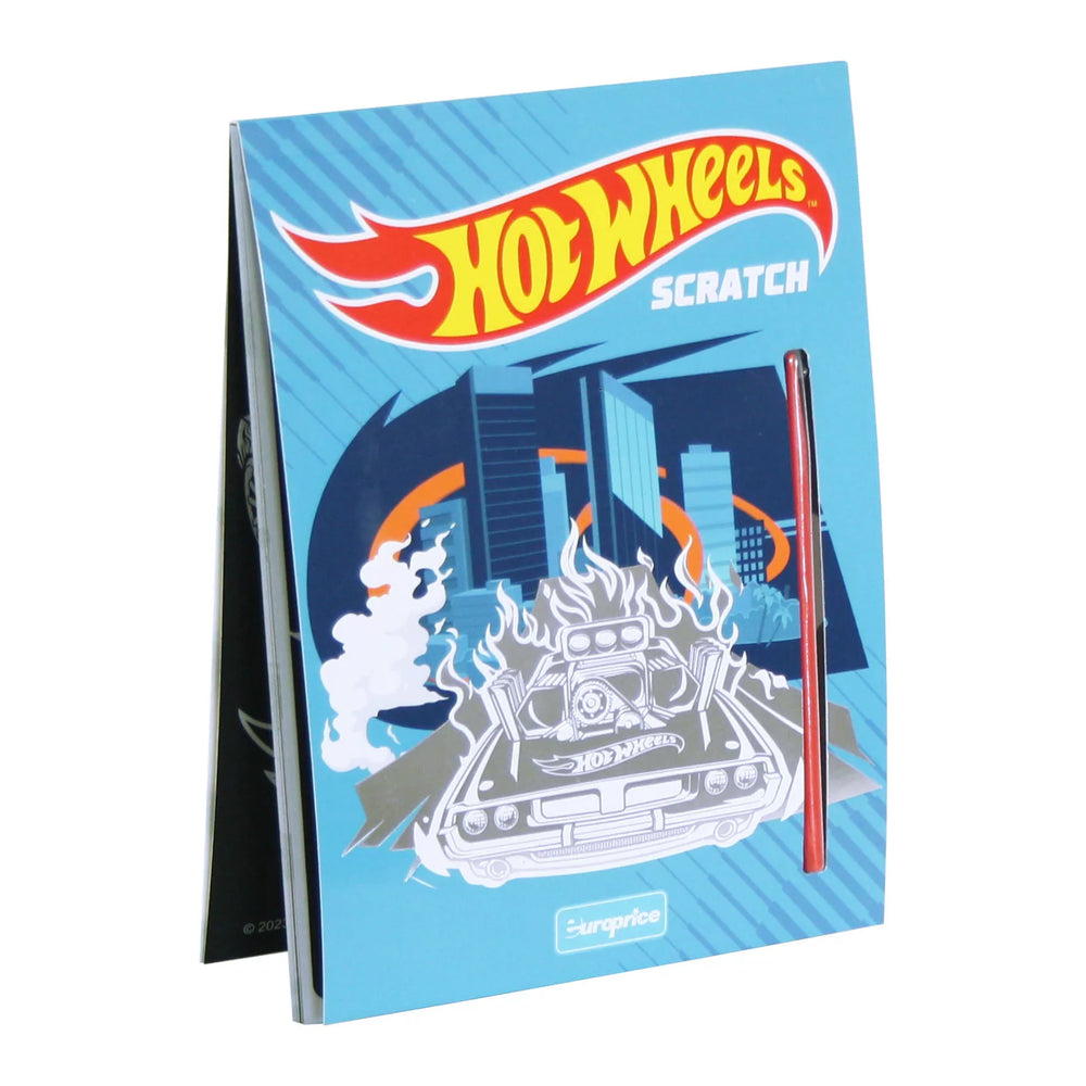 Hot Wheels Scratch Art Book, 12 Pages for children’s crafting