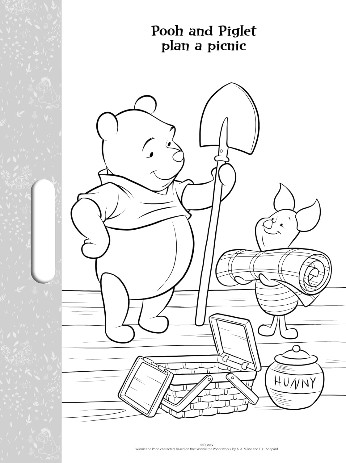 Sticker scene from Hundred Acre Wood in Winnie Pooh Pad