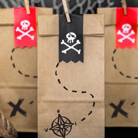 
              Pirates Kraft Treat Bags (Pack of 6) - Anilas UK
            