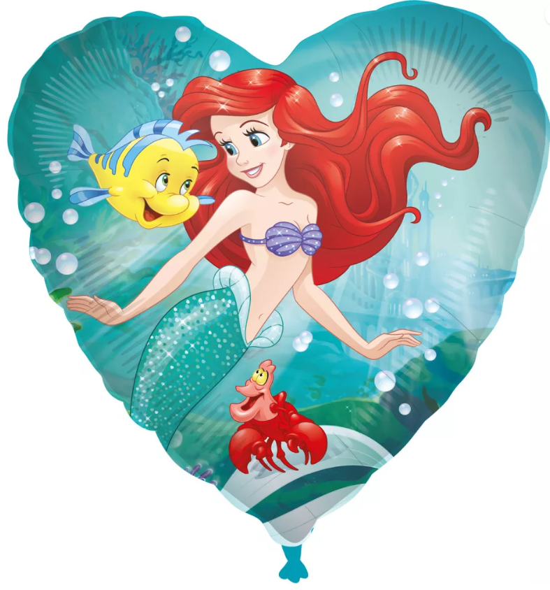 Ariel Curious Foil Balloon