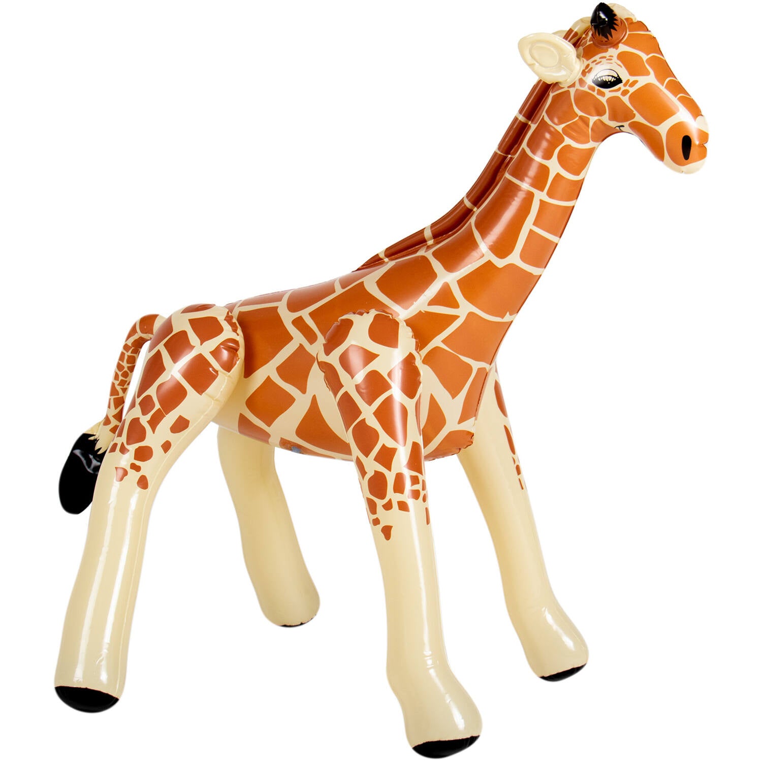 Inflated Inflatable Giraffe 74cm high 65cm wide for party decoration