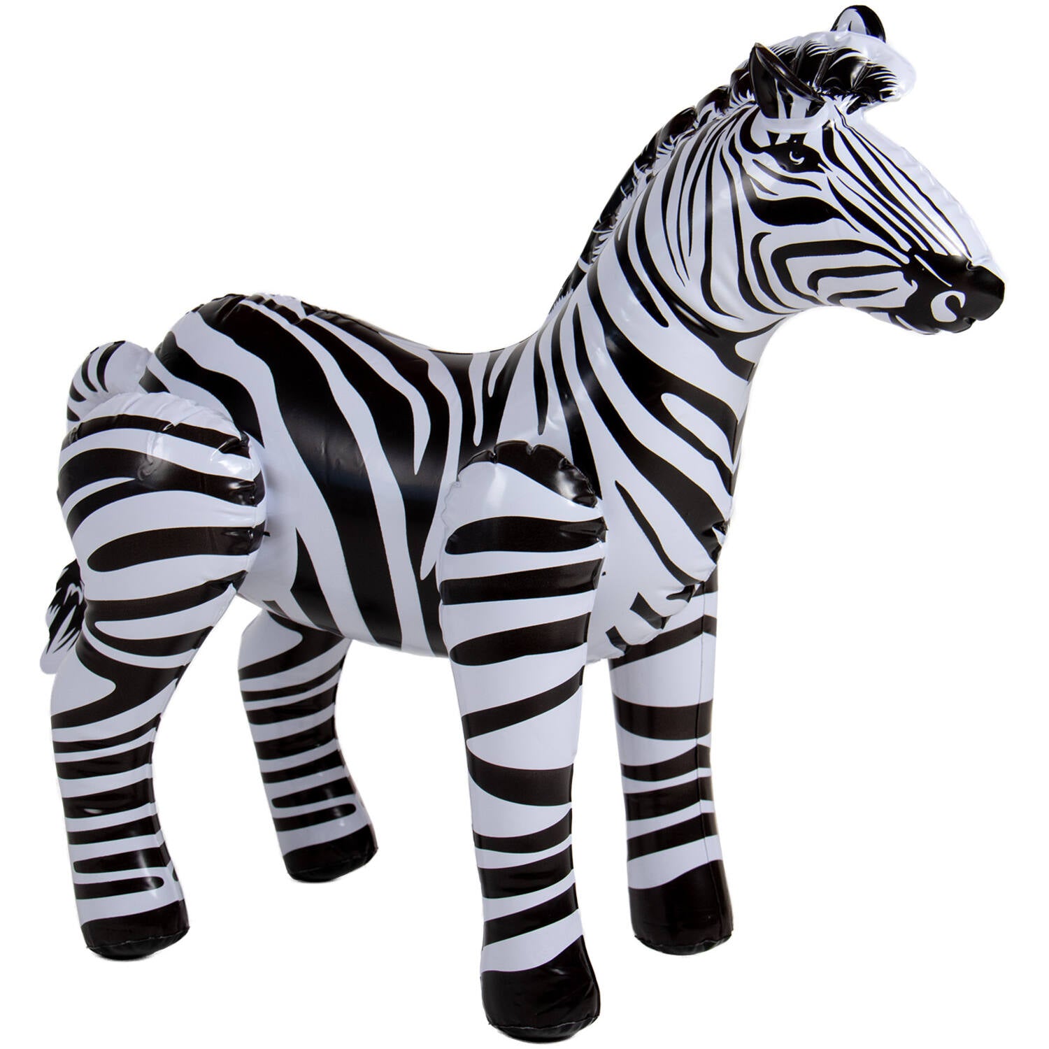 Inflated Inflatable Zebra 55cm high 60cm wide for party decoration
