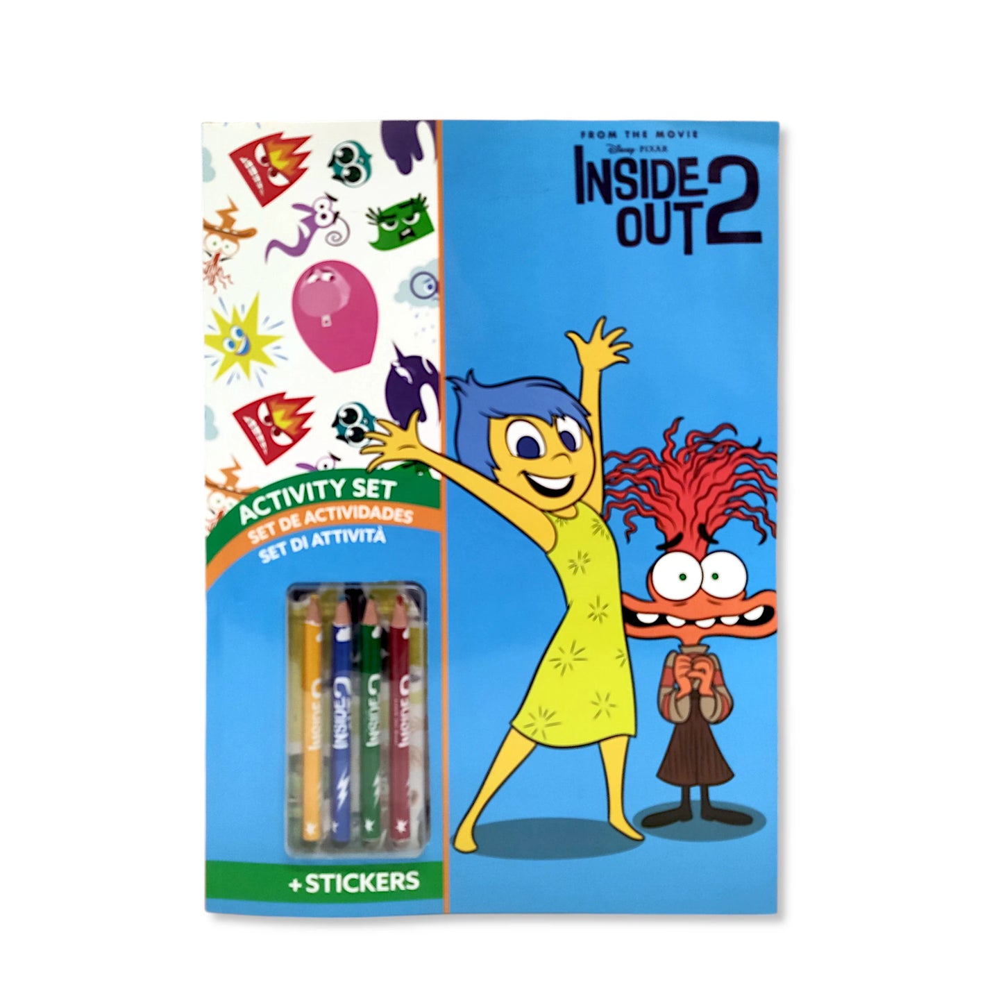 Disney Inside Out Colouring Book with Stickers & Pencils