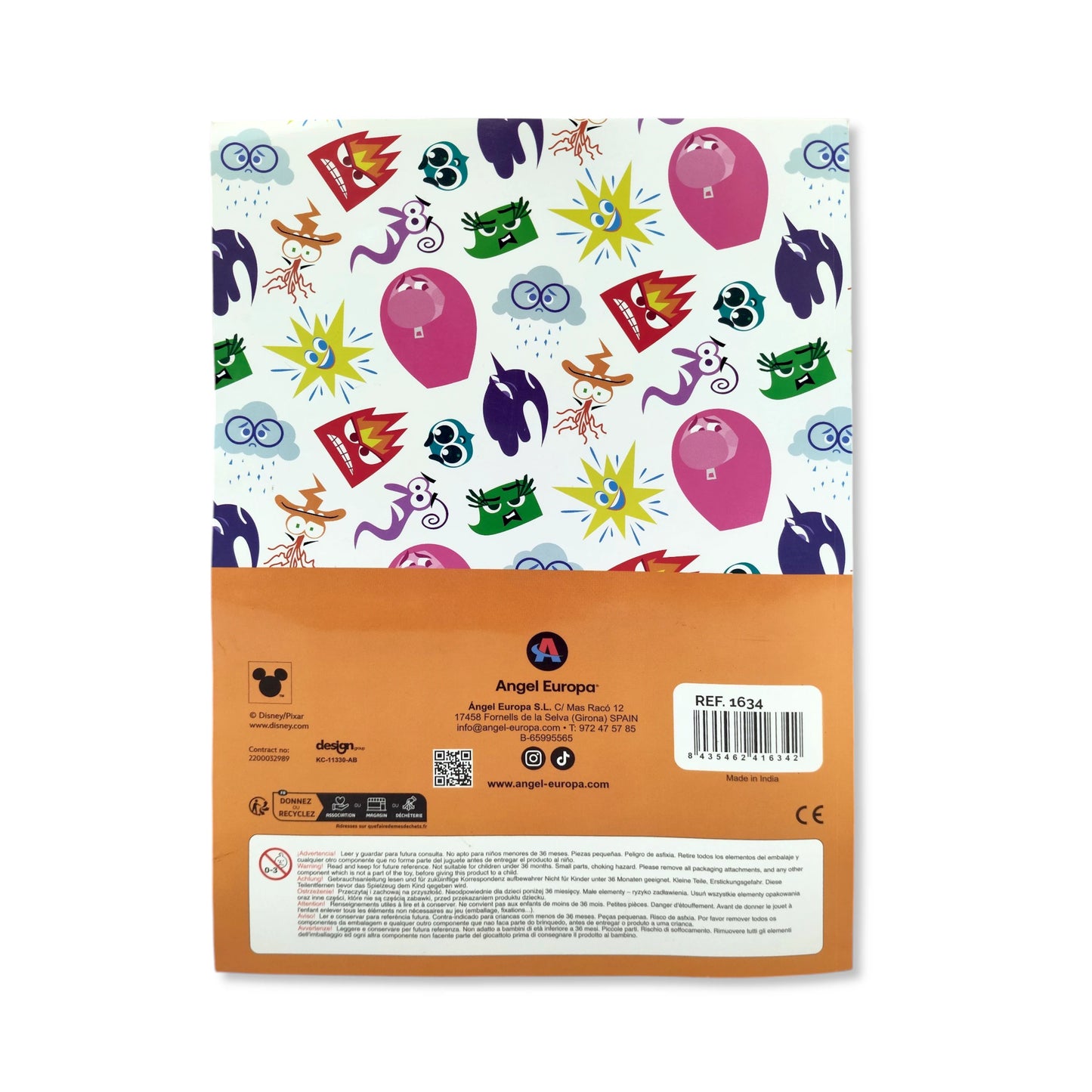 Disney Inside Out Colouring Book with Stickers & Pencils